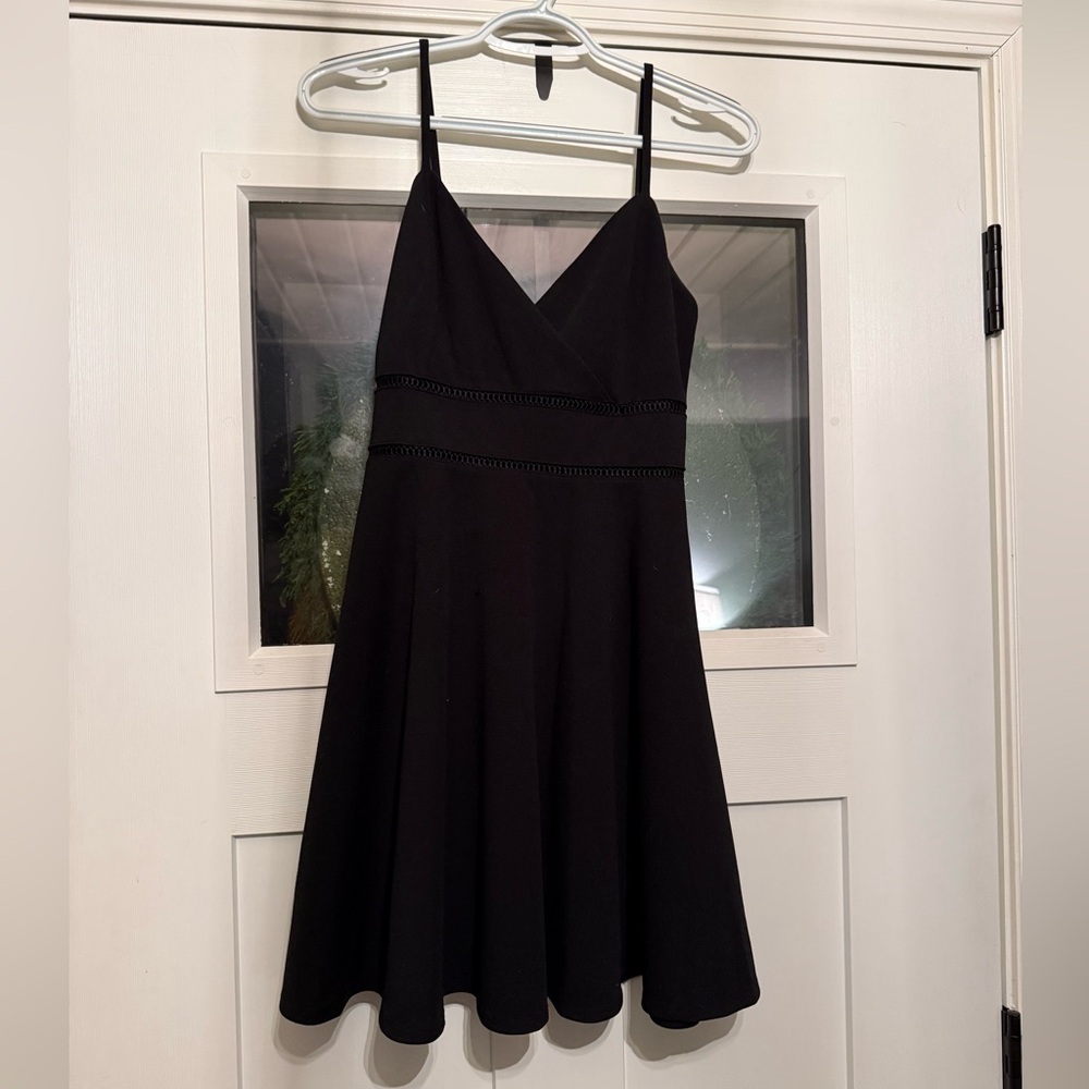Trixxi Clothing Company black skater dress.